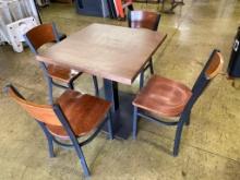 Square Table and Chairs