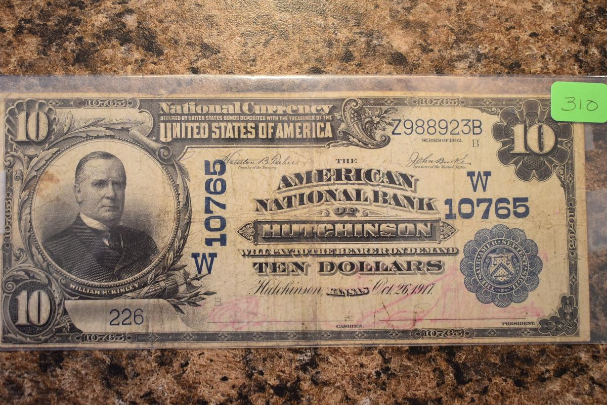 $10 NAT. BANK NOTE