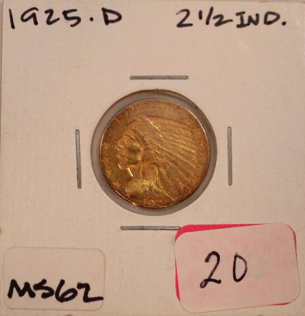 TWO-HALF DOLLAR GOLD