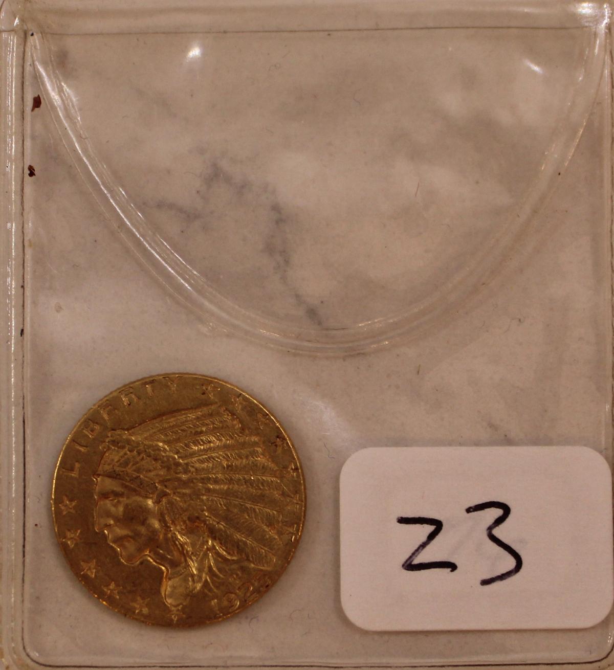 TWO-HALF DOLLAR GOLD