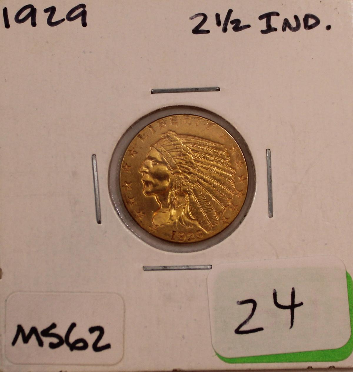 TWO-HALF DOLLAR GOLD