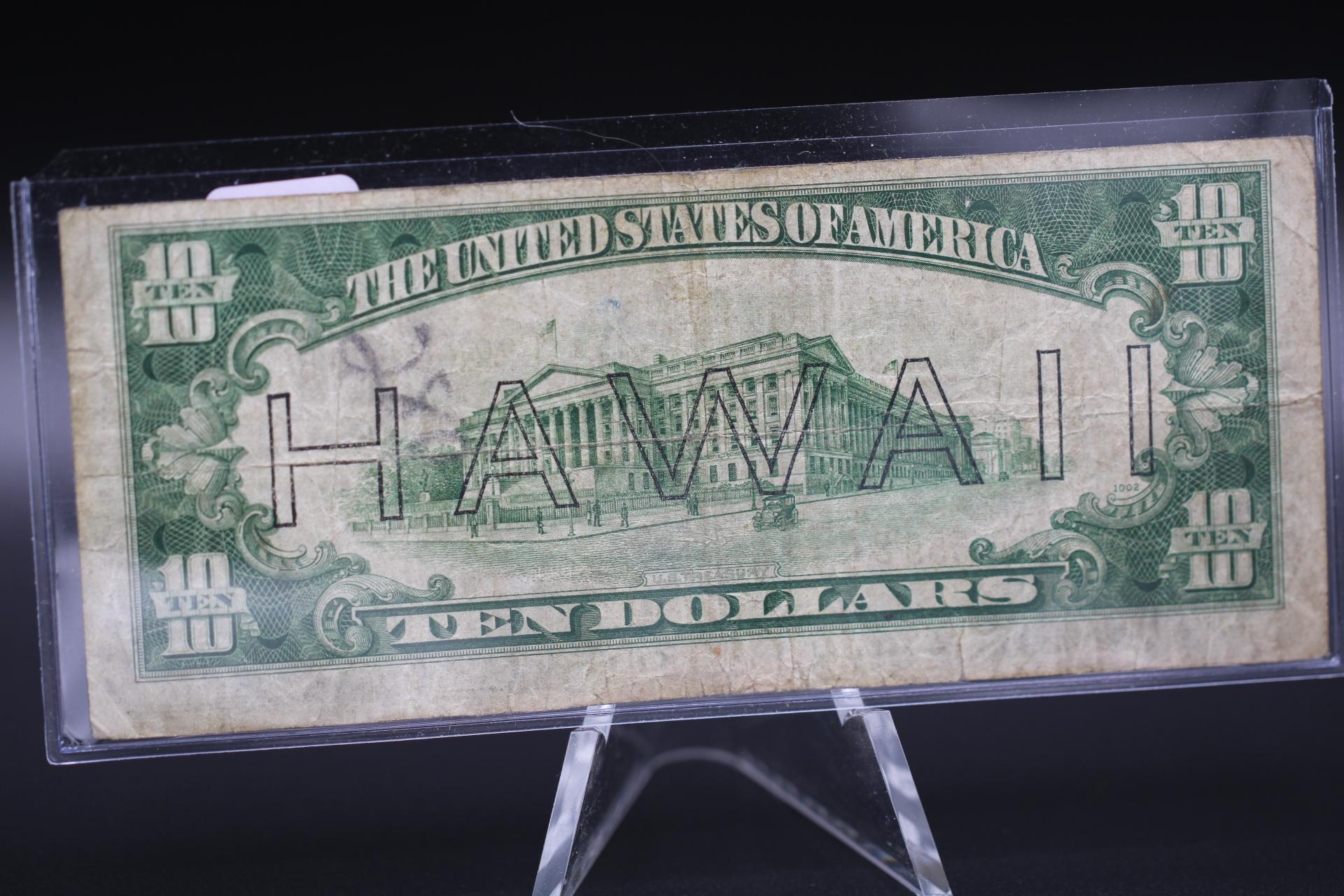 $10 FED. RES. NOTE "HAWAII"