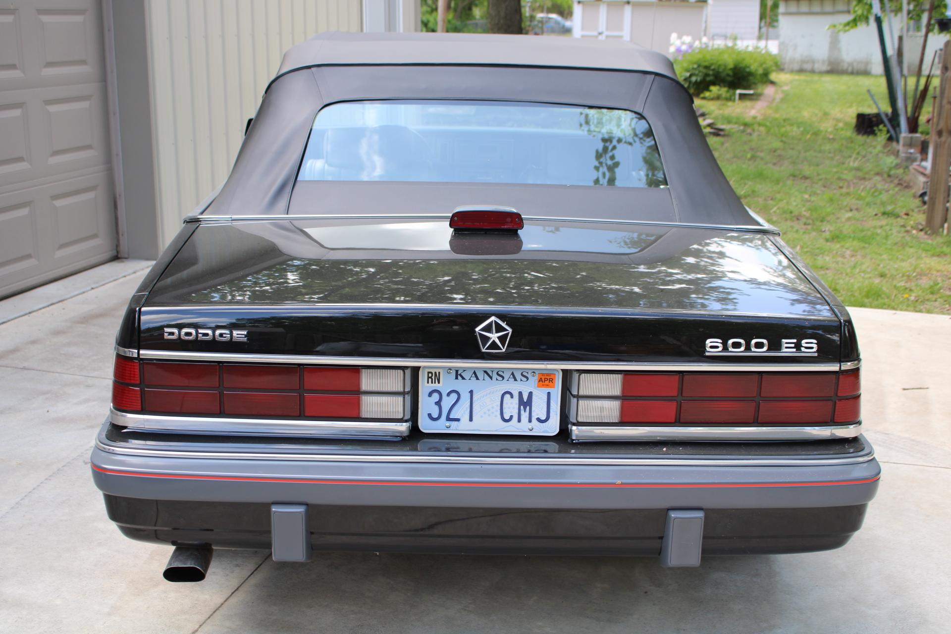 1986 Dodge 600 ES Turbo Convertible