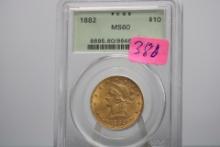 $10 GOLD PCGS GRADED