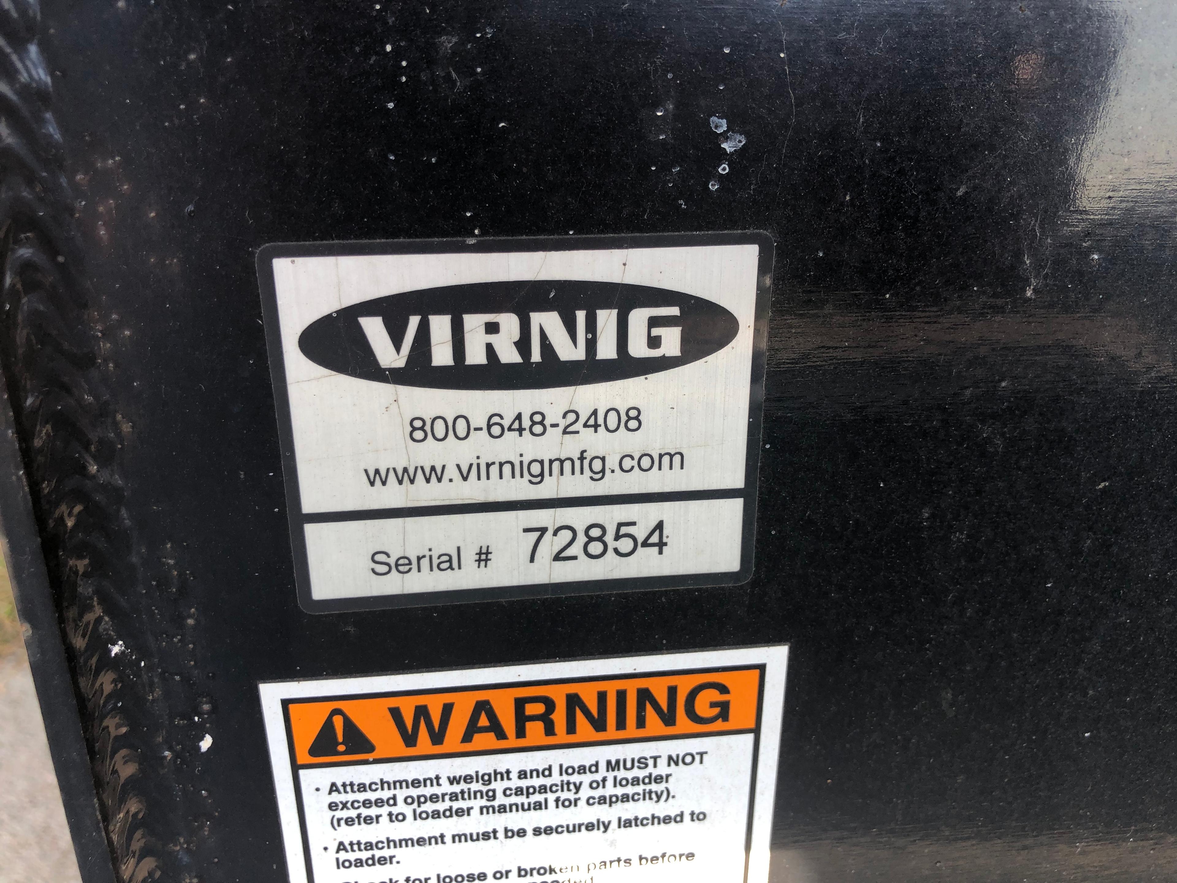 Brand New 67" Virnig Skid Steer Bucket