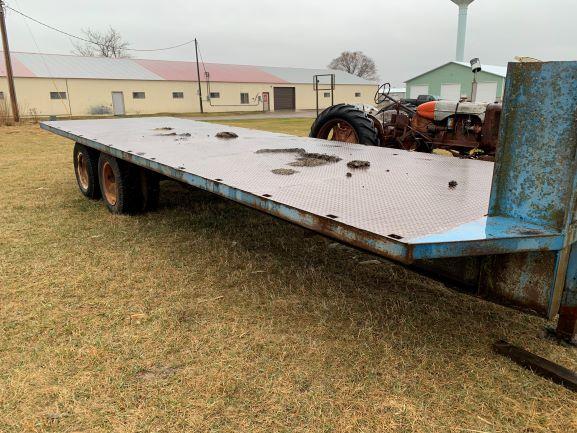 All Steel 8x25 Gooseneck Flatbed Trailer