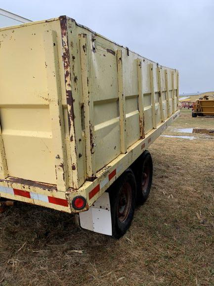 16 Ft Homemade Gooseneck Dump Trailer