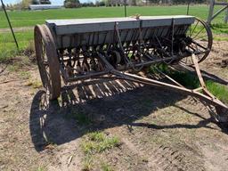 John Deere Vanbrunt 10 Ft Grain Drill With Grass Seeder