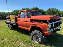 1978 Ford F100 With Flatbed