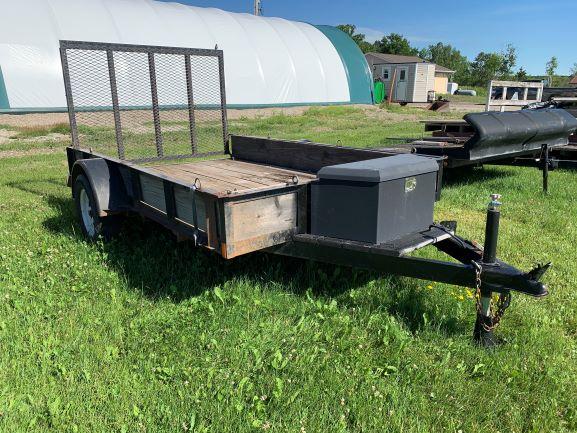 Utility Trailer With Ramp