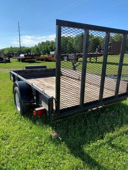 Utility Trailer With Ramp