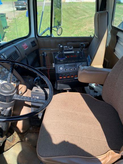 1997 Ford L-8000 C-12 Single Axle With 12 ft 2-Way Snowplow