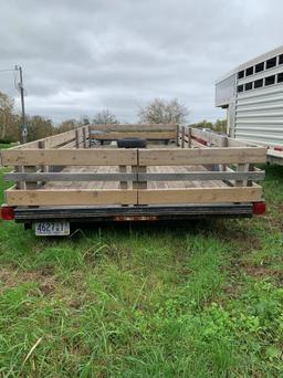 ABU 16 Ft Double Axle Utility Trailer With Sides