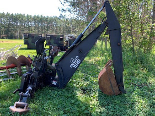 Bradco 11HD Skid Loader Backhoe Attachment