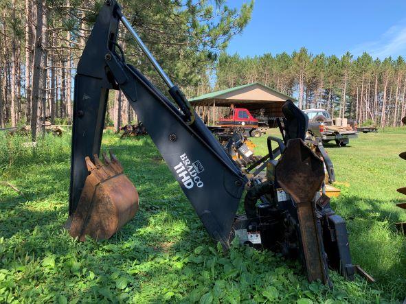 Bradco 11HD Skid Loader Backhoe Attachment