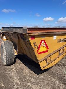 Knight Pro twin 8014 slinger manure spreader (pto inside)