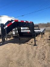 Tandem dual 8x24'+5' Flatbed Trailer 2000 C&W