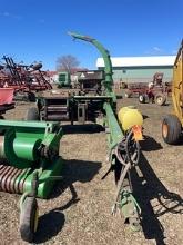 john deere 3970 chopper with hay head