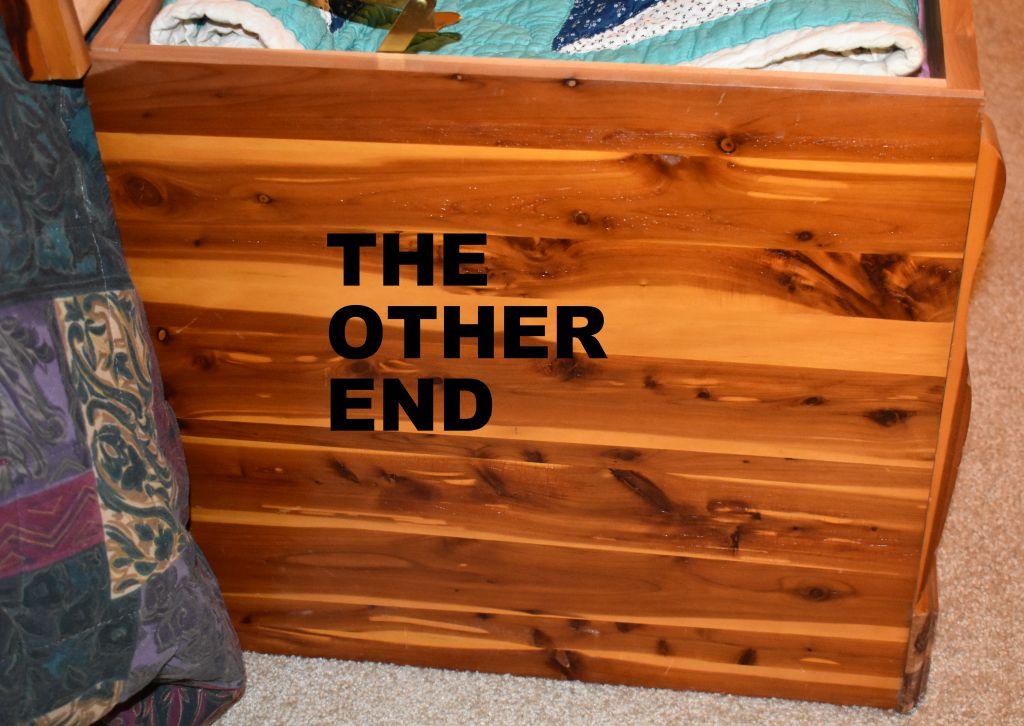 CEDAR CHEST PLUS 2 CUSTOM MADE COVERS. New Cedar Chests are $300-$500. Buy This One Instead!!!