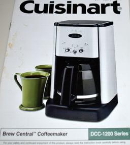 CUISINART COFFEE MAKER and B & D CAN OPENER/KNIFE SHARPENER W/Lid Removal Tool