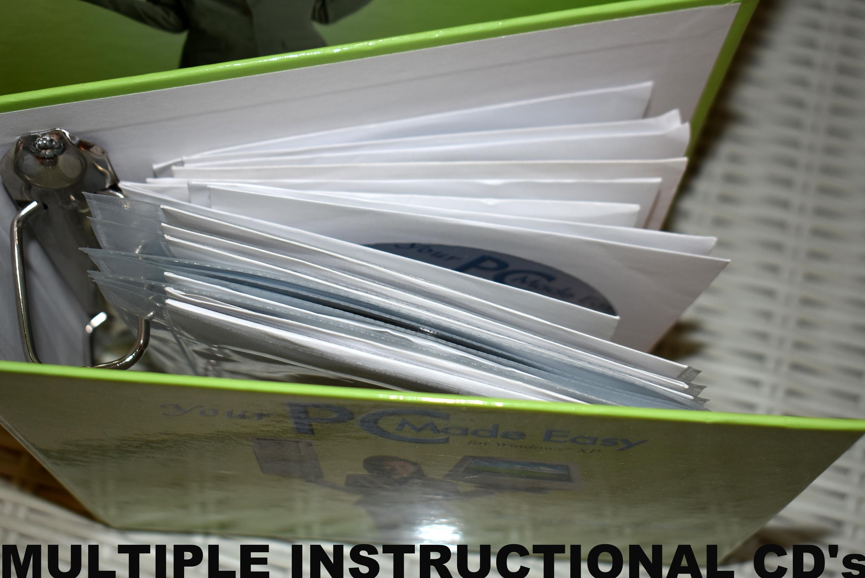 YOUR PC MADE EASY ~ COMPLETE INSTRUCTIONAL COURSE WITH CLEARLY WRITTEN MANUALS & MULTIPLE CDs