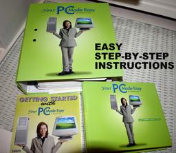 YOUR PC MADE EASY ~ COMPLETE INSTRUCTIONAL COURSE WITH CLEARLY WRITTEN MANUALS & MULTIPLE CDs
