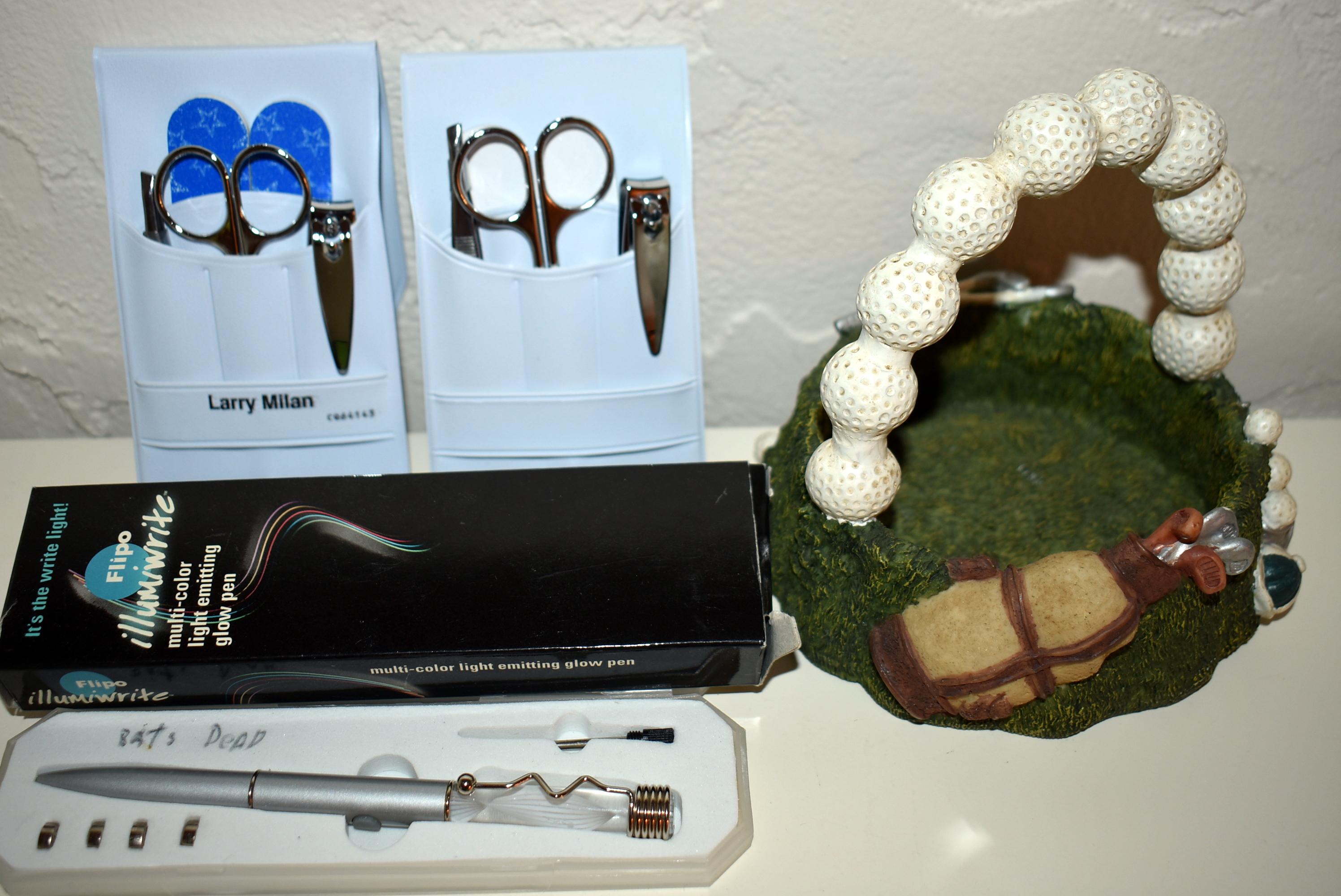 GOLFING TREASURES & GIFTS, GOLFSCOPE, PLUS DECOR ITEMS NOT SHOWN IN MAIN PHOTO