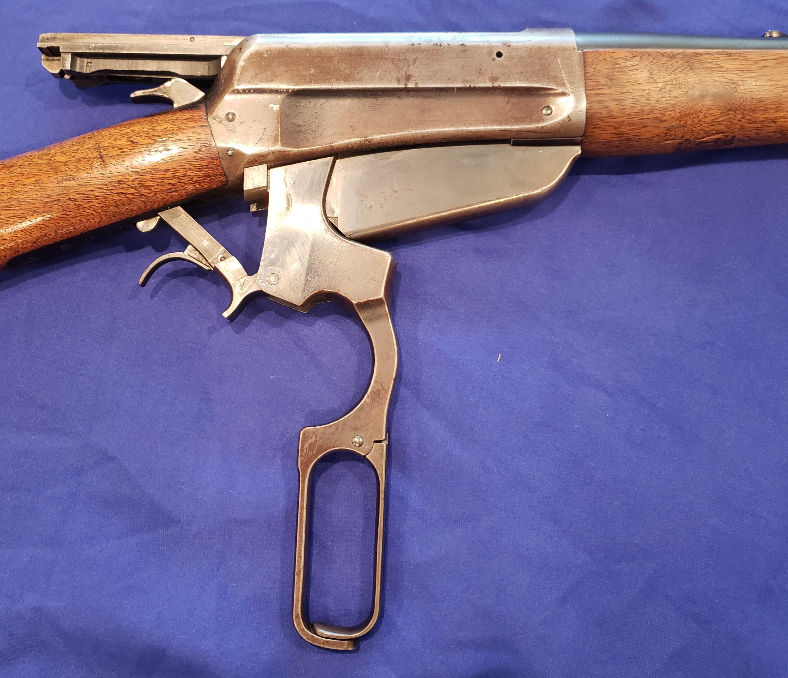 WINCHESTER MODEL 1895 LEVER ACTION .303 BRITISH, RARE VERY DESIRABLE CALIBER IN VERY GOOD CONDITION