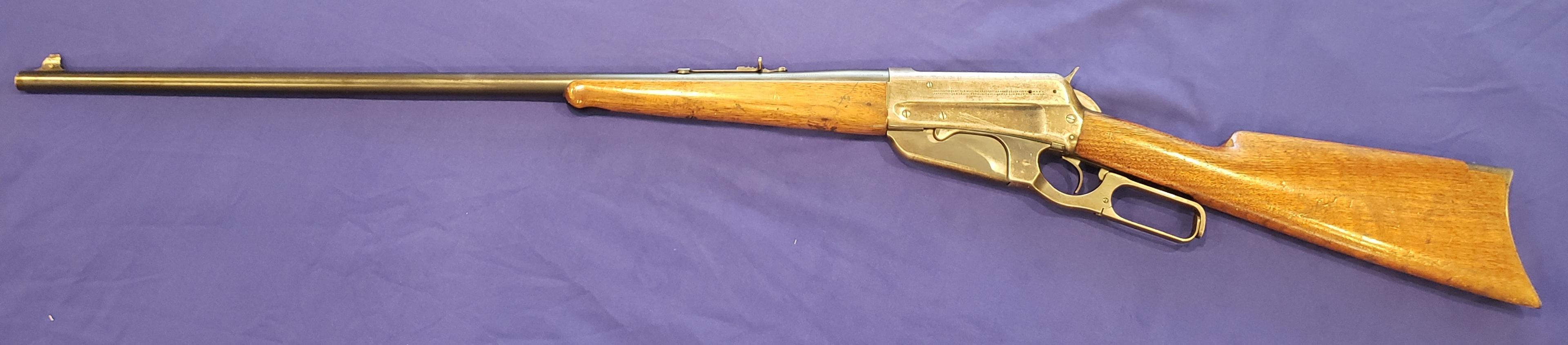 WINCHESTER MODEL 1895 LEVER ACTION .303 BRITISH, RARE VERY DESIRABLE CALIBER IN VERY GOOD CONDITION