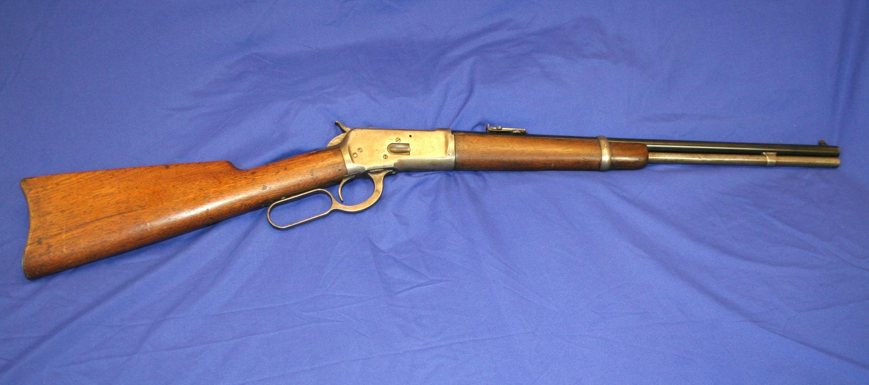 Winchester Model 1892 Saddle Ring Lever Action Rifle Caliber: 32wcf