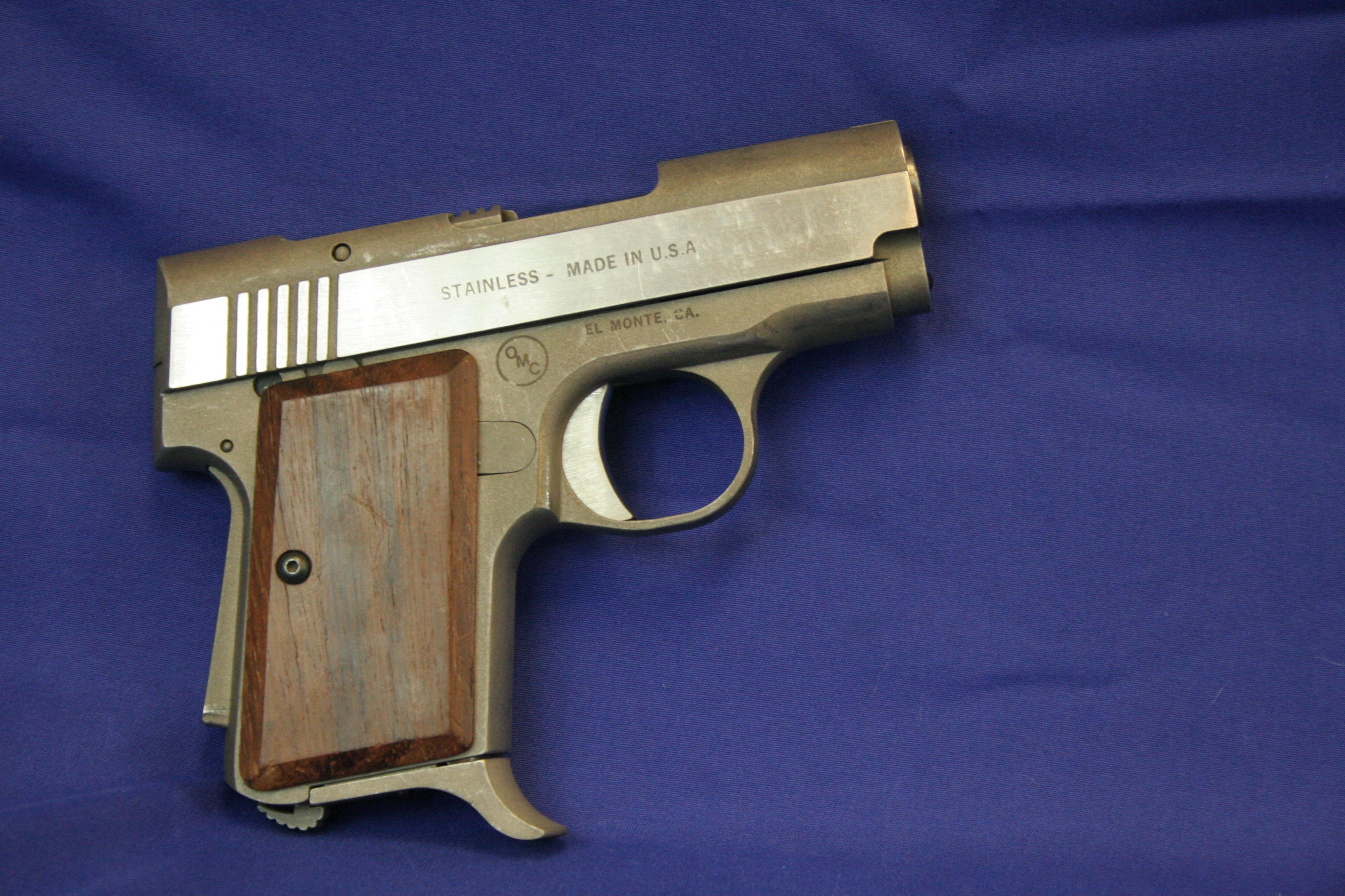 Omc Backup Pistol Cal .380acp/9mm Kurz Sn:e02953 ... Not Legal In Ca