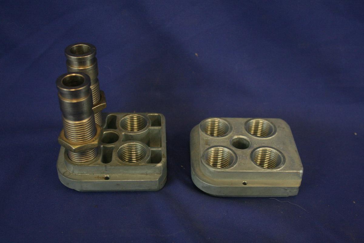 Dillon Tool Heads with Powder Dies (2 each)