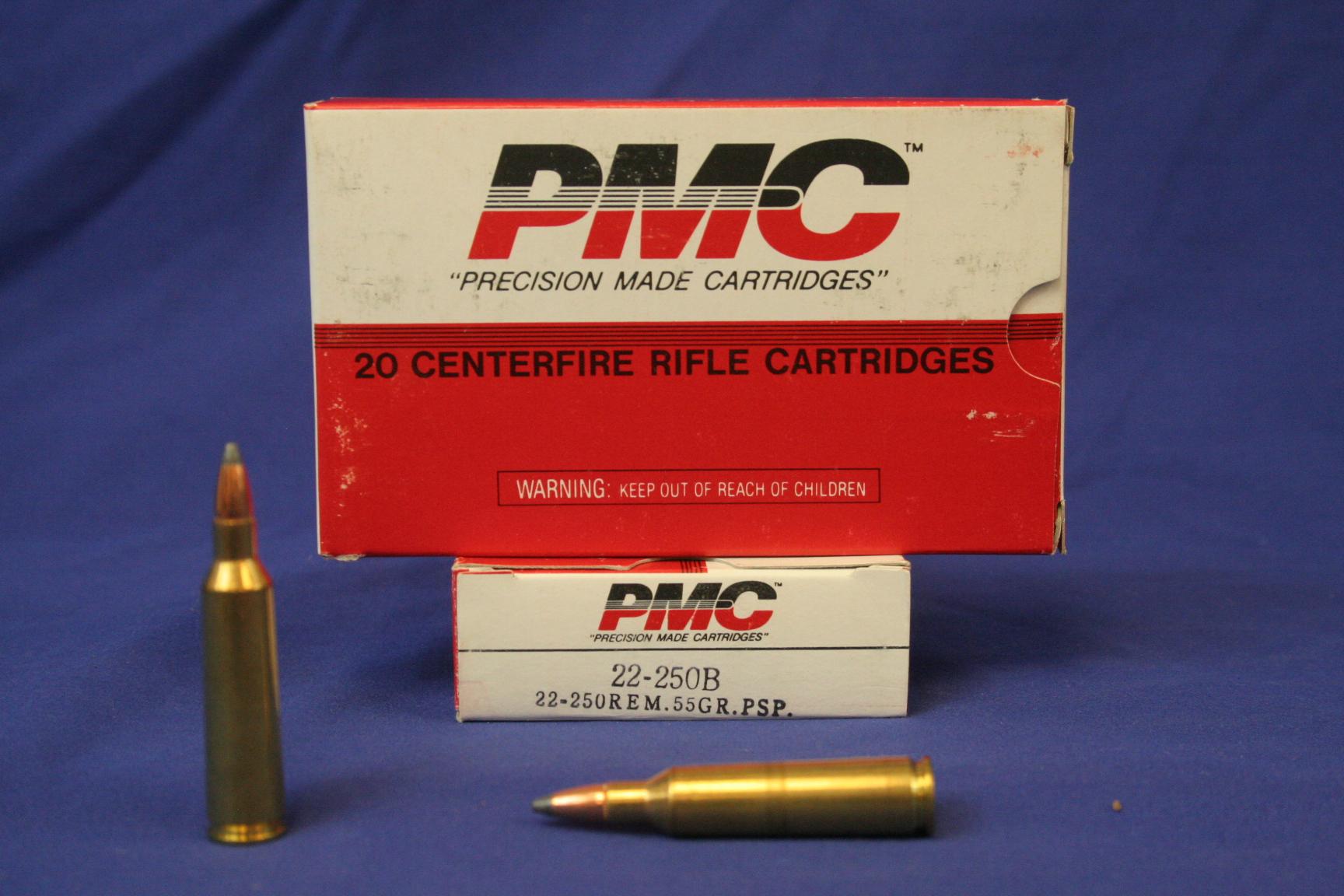 PMC 22-250 Rem Ammo (2 Boxes)