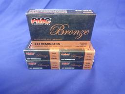 PMC Bronze 223 Rem Ammo (5 Boxes)