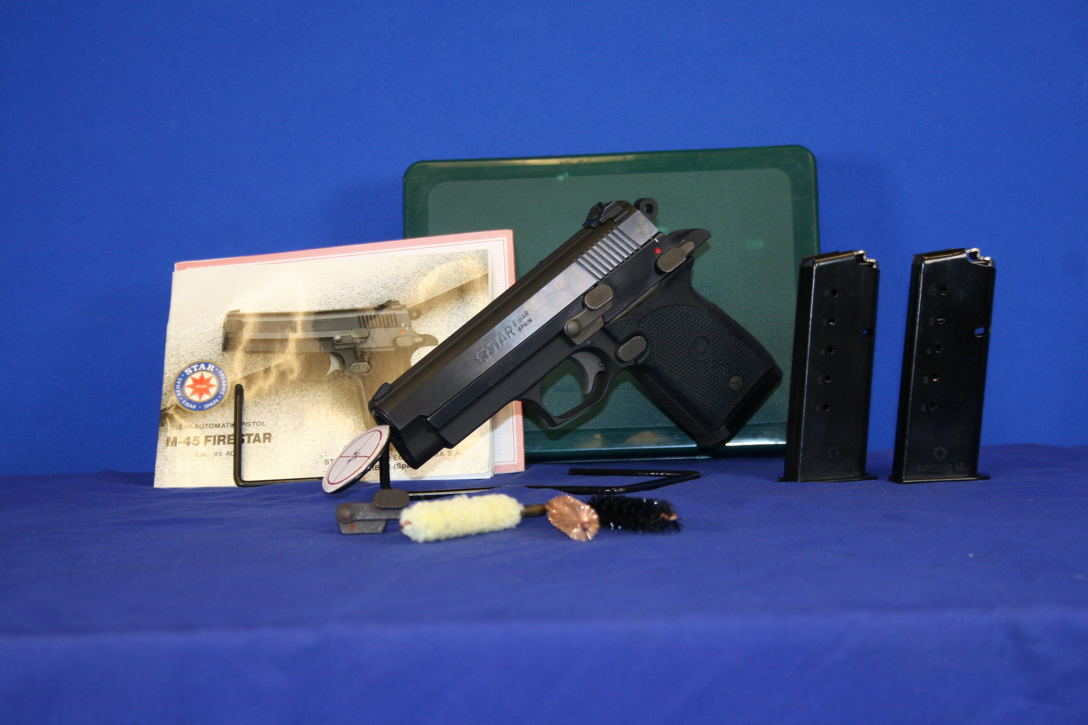 Star Firestar Pistol. 3.5" Barrel. 45 ACP. Not For Sale in California. SN# 2042980