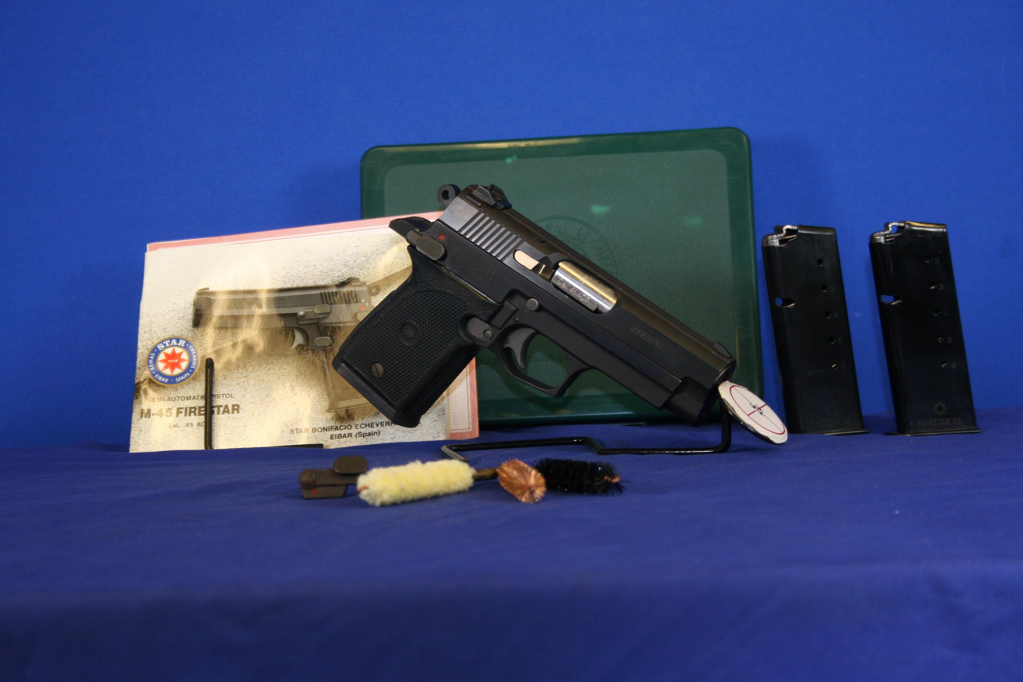 Star Firestar Pistol. 3.5" Barrel. 45 ACP. Not For Sale in California. SN# 2042980