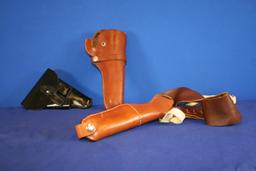 Lot of Assorted Leather Holsters.