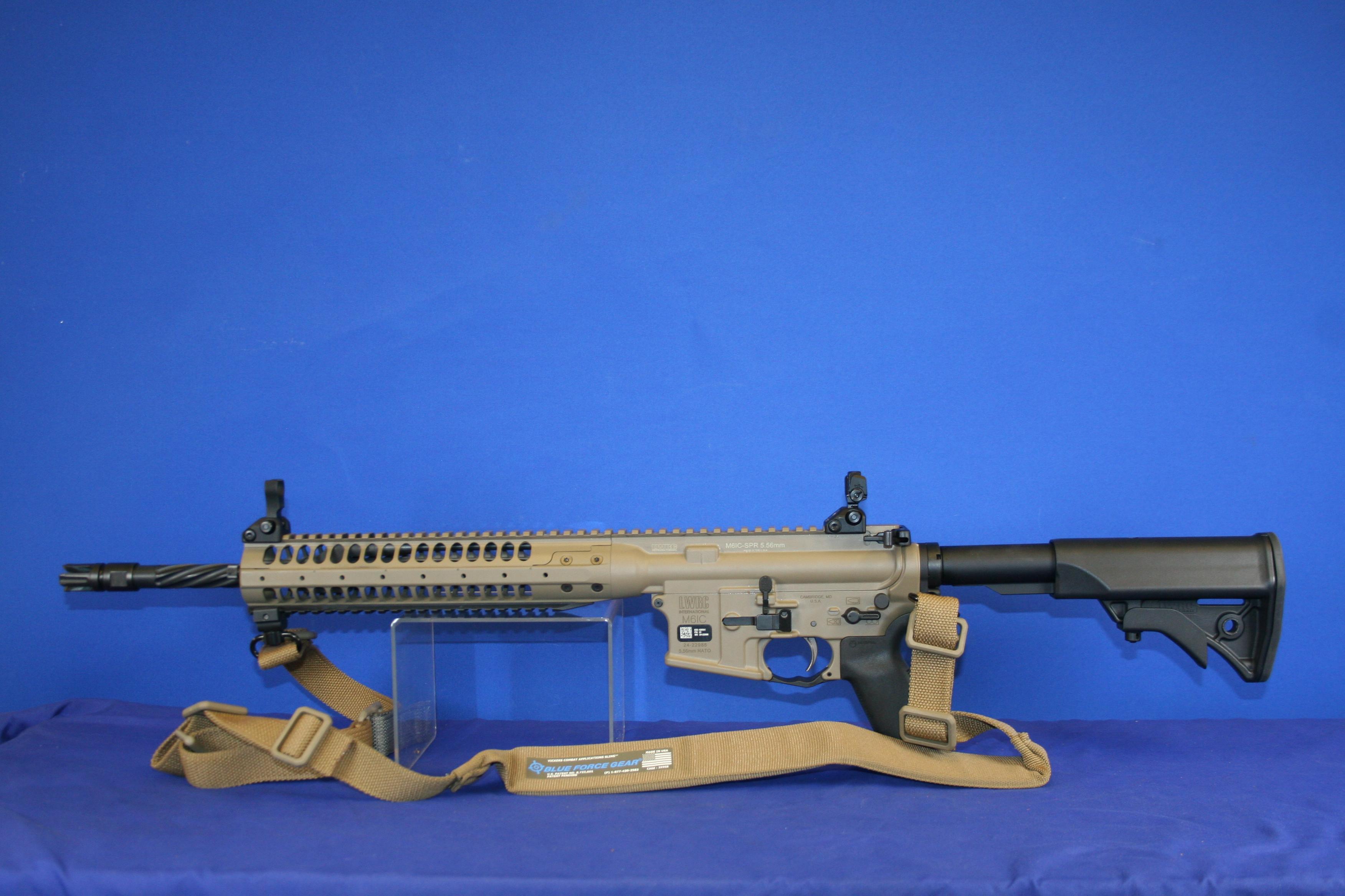 LWRC M6LC SPR 556x45 NATO. 16.1" Barrel. FDE SN# 24-22986. Ok For CA