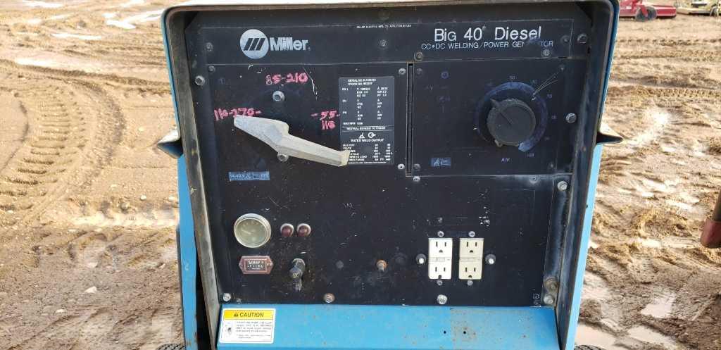 Miller 40d Trailer Welder