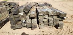 Approximately 50 6x8 Treated Timbers