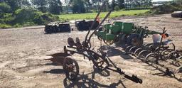 John Deere 2 Bottom Plow Steel Wheels