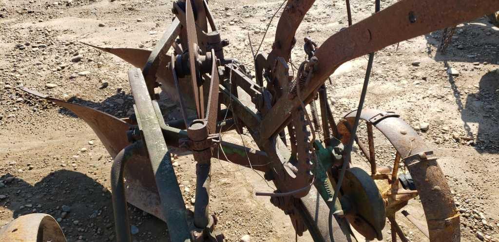 John Deere 2 Bottom Plow Steel Wheels