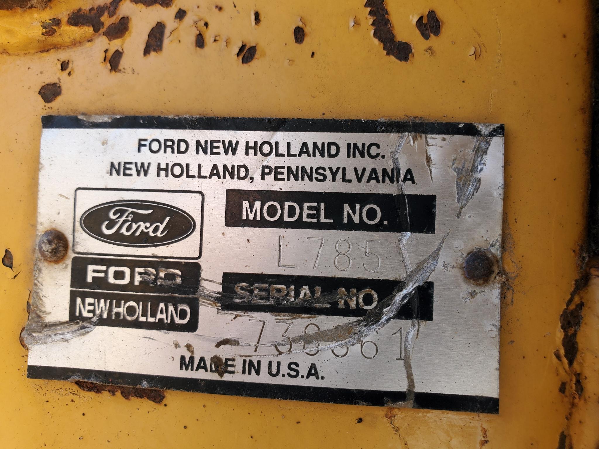 New Holland L785 Skid Steer