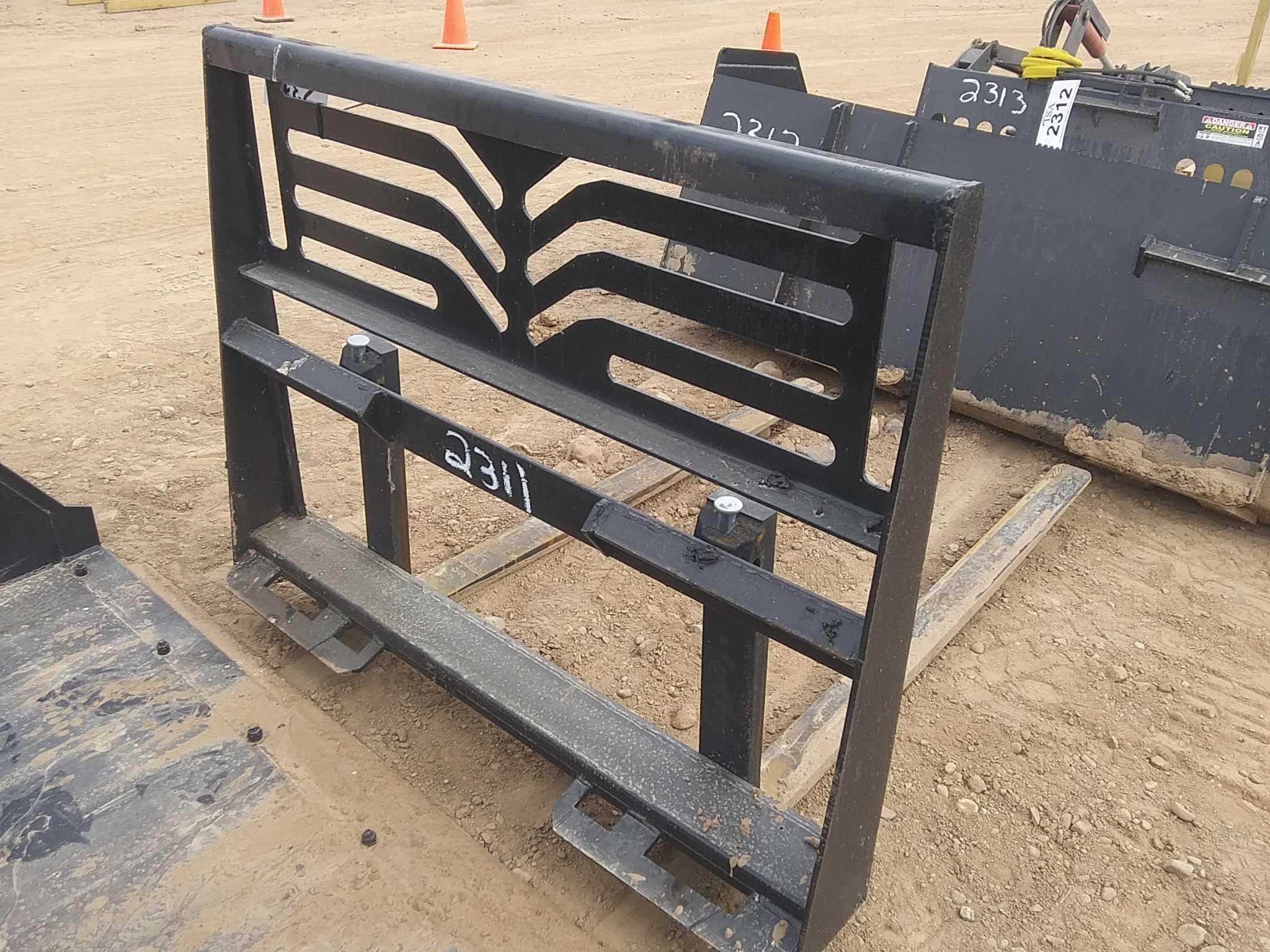 Unused Skid Steer Forks, Approx 48" Long