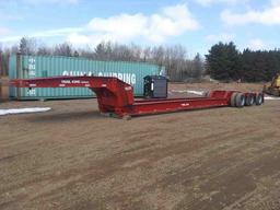 1990 Trail King Ts80hg-483 Rail Trailer