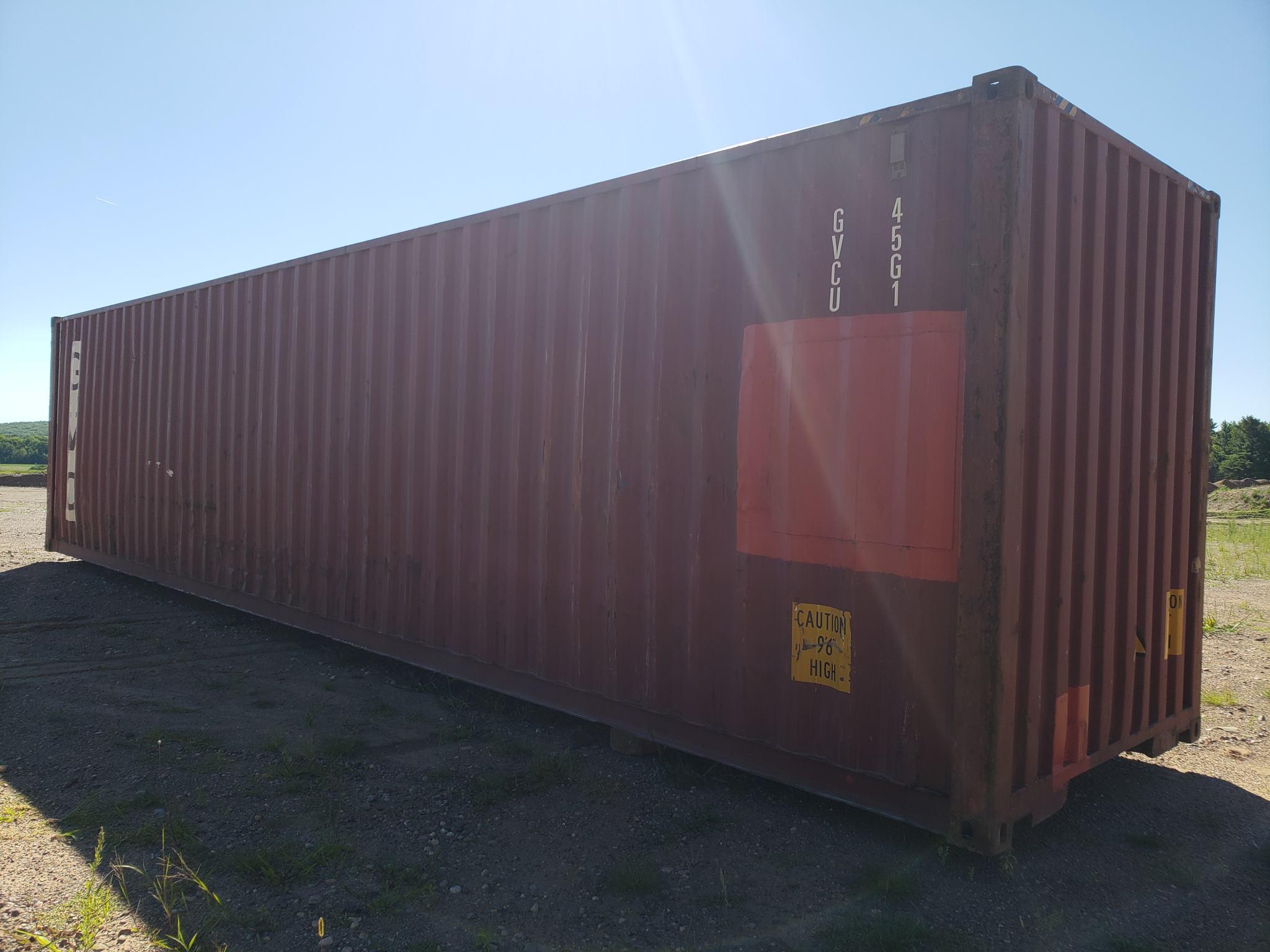 40' Long X 9'6" High X 8' Wide Shipping Container