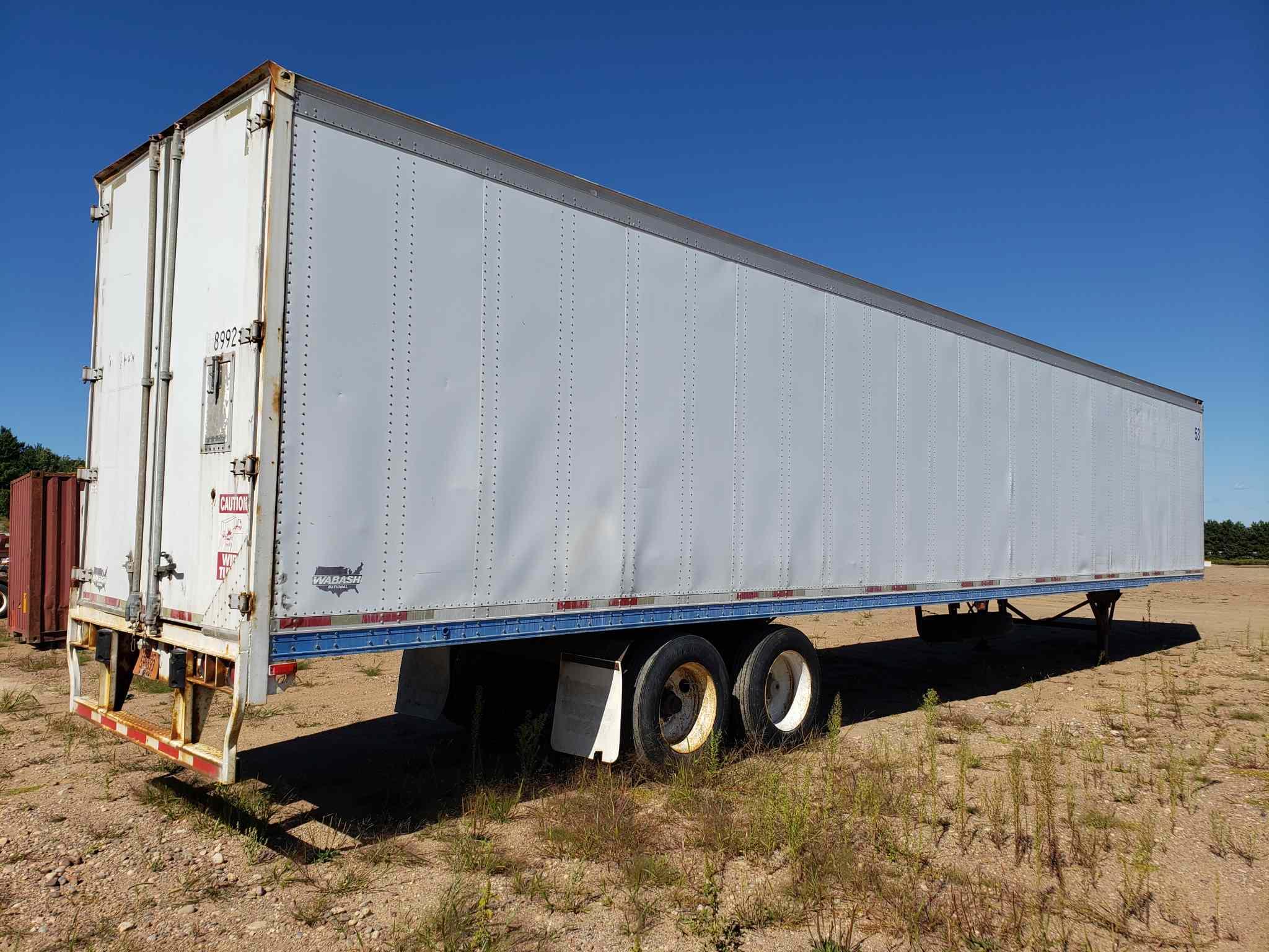 1999 Wabash 53' Dry Van Trailer