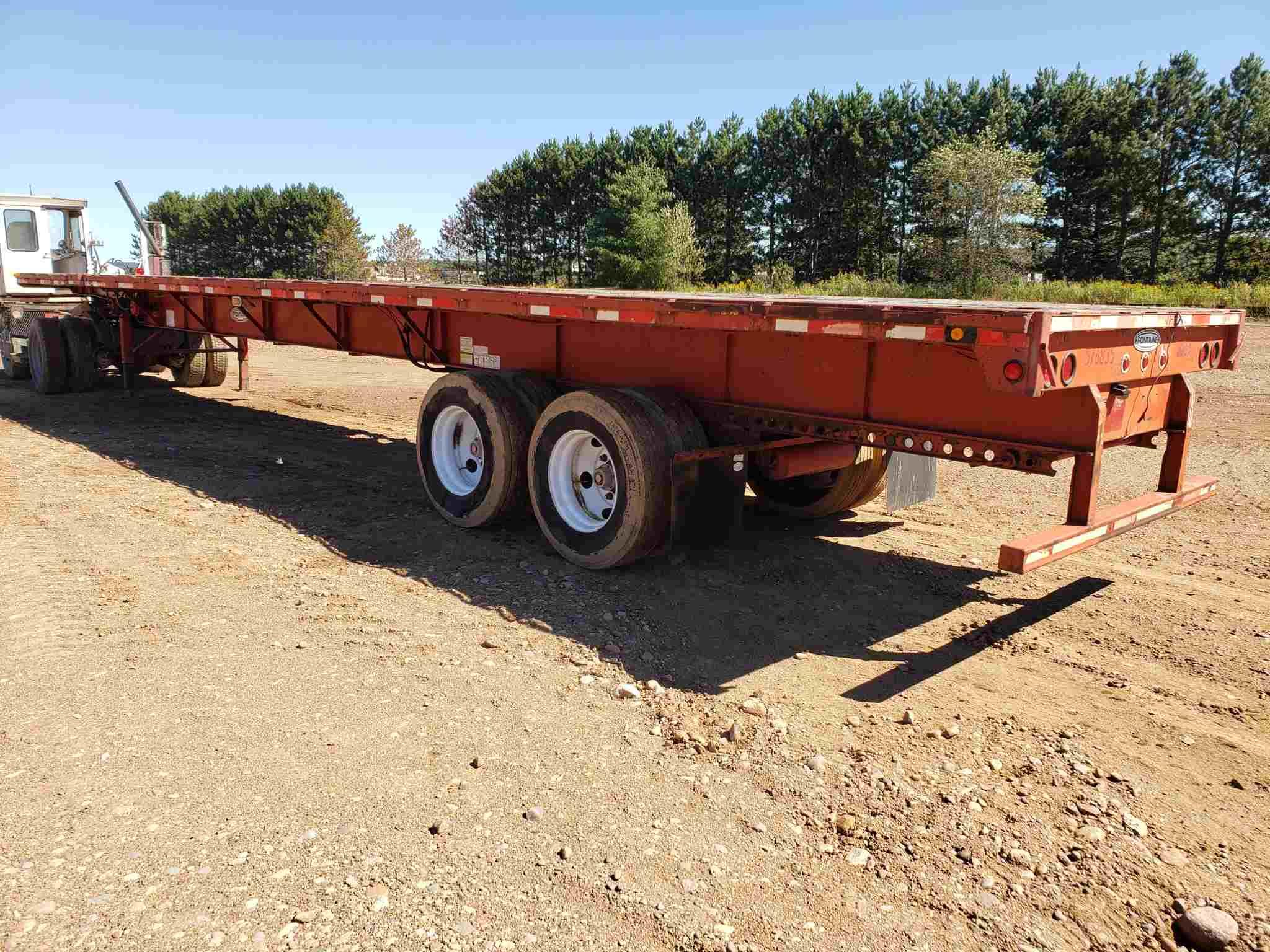 2001 Fontaine Etp-4-4875 Slawk Extendable Flatbed