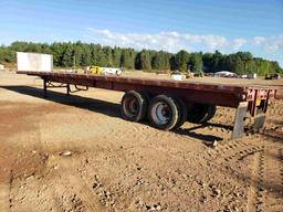 1988 Trail Master Flatbed Semi Trailer