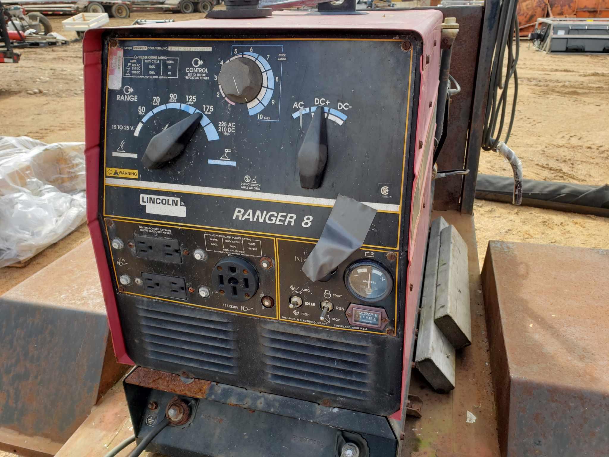 Lincoln Ranger 8 Welder Trailer Setup